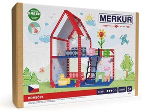 Merkur 48001 - Domek dla lalek, 34 x 39 x 25 cm,354 elementów