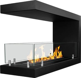 MARATEA 90 Trójstronny wbudowany kominek bioetanolowy