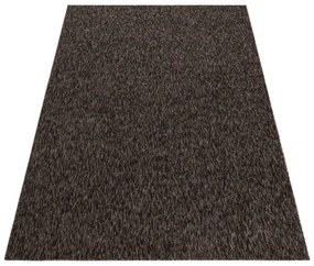 Dywan jednobarwny na filcu Nizza brązowy 280 cm x 370 cm