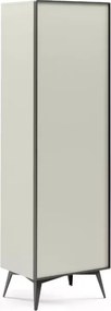 Mała witryna do salonu Mavel 60 cm – nowoczesna, industrialna, metal i drewno