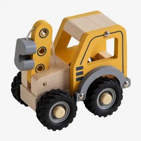 Dźwig Drewniany Gerald Kids Curry Żółty - Sklum