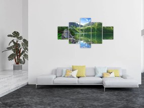 Obraz jeziora w Tatrach (125x70 cm)
