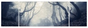 Obraz- Las we mgle (170x50 cm)