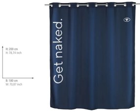 Zasłona prysznicowa 180x200 cm Tom Tailor Get Naked – Wenko