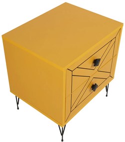 Stolik nocny Luna Yellow