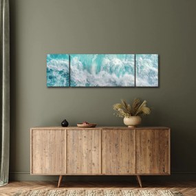 Obraz - Widok na fale oceanu (170x50 cm)