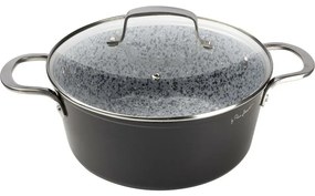 Lamart LT1254 garnek z pokrywką Granit, śr. 24 cm