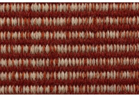 Pomarańczowy wełniany chodnik Flair Rugs Anu, 60x200 cm