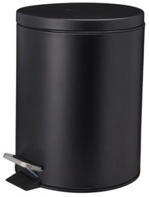 Kosz na śmieci NONI metalowy z pokrywą, 5 l