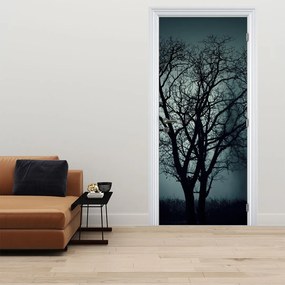 Fototapeta na drzwi - Drzewo w zaćmieniu (95x205cm)