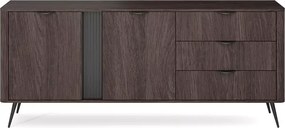 Komoda Valeri III – elegancka komoda z 2 drzwiami i 3 szufladami do salonu, sypialni i biura