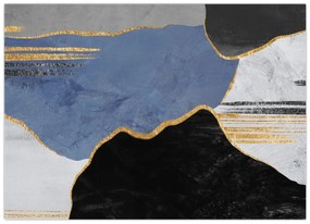 Obraz - Teksturowane kształty (70x50 cm)
