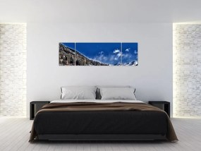 Obraz - Górskie miasteczko (170x50 cm)