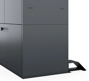 Megan Antracytowy - szuflada na dokumenty 195cm