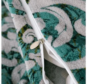 PrzytulneMieszkanie.pl PrzytulneMieszkanie.pl Pościel z mikropluszu ORIENTINO zielona Rozmiar pościeli: 70 x 80 cm | 140 x 200 cm