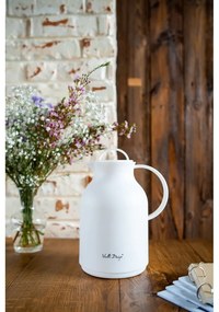 Biały termos Vialli Design, 1 l