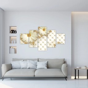 Obraz - Złoty kolaż (125x70 cm)
