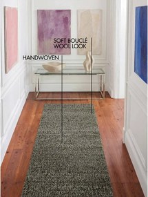 Zielony chodnik z materiału bouclé tkany ręcznie 80x200 cm Notting Hill Portobello – Ted Baker