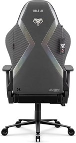 Fotel gamingowy materiałowy Diablo X-Horn 2.0 Normal Size, Rainbow Grey