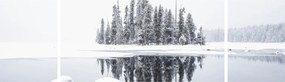 Obraz - Było biało (170x50 cm)