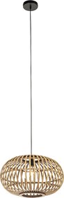 Orientalna lampa wisząca bambusowa 44 cm - Amira