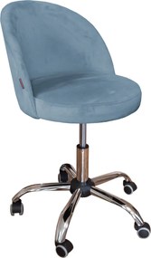 Fotel obrotowy TRIX tkanina welur krzesło biurowe