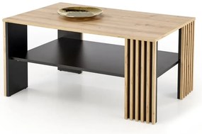 Ława FEMINA 110x65 dąb artisan/czarna - powystawowa HALMAR