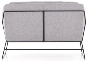 Jasnoszare krzesło relaksacyjne HAMAR 2 XL