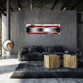 Abstrakcyjny obraz (170x50 cm)