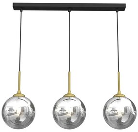 Potrójna lampa wisząca ze szklanymi kloszami - K558 L8-F21