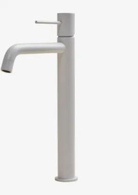 Orveta Bateria Umywalkowa Z Mosiądzu Biała & ↑30 Cm - Sklum