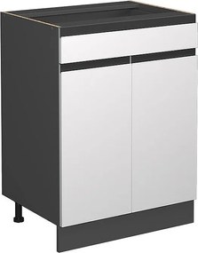 Szafka dolna do kuchni biały 60x46x81.6 r-line