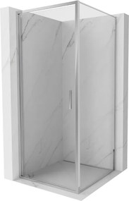 Mexen Exo-B kabina prysznicowa uchylna 85 x 85 cm, transparent, chrom - 817-085-085-01-00