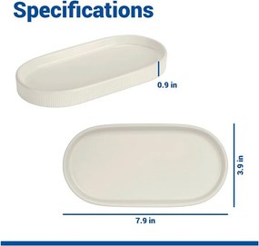 Kremowy organizer łazienkowy ceramiczny Fablo – Wenko