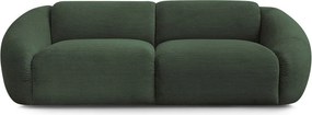 Zielona sztruksowa sofa 250 cm Tina – Bobochic Paris
