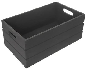 Orion Skrzynka drewniana, antracytowy, 36 x 26 x 15 cm, L