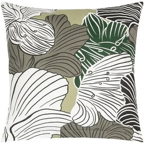 Poszewka Bellatex Flower khaki, 40 x 40 cm