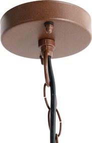Industrialna lampa wisząca rdzawo-brązowa IP44 - Shell