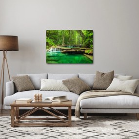 Obraz - Wodospad Erawan w Kanchanaburi, Tajlandia (70x50 cm)