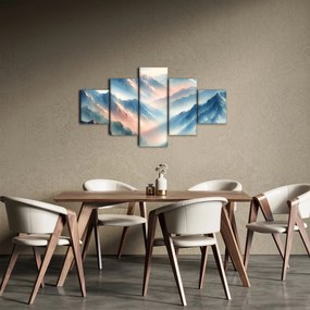 Obraz - Akwarelowe góry (125x70 cm)