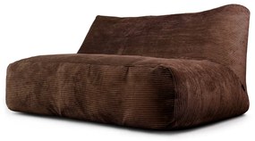 Ciemnobrązowy sztruksowy worek do siedzenia Sofa Tube 160 – SLOWDOWN