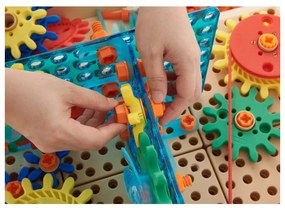 Masterkidz zestaw akcesoriów mix koła zębate do paneli ściennych stem 198 el.