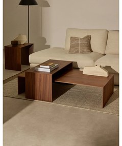 Stolik w dekorze orzecha 40x55 cm Litto – Kave Home