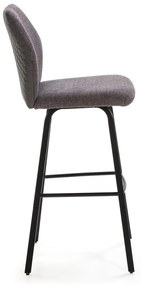 Ciemnoszare hokery zestaw 2 szt. 75 cm Pol – Marckeric