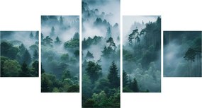 Obraz - Las we mgle (125x70 cm)