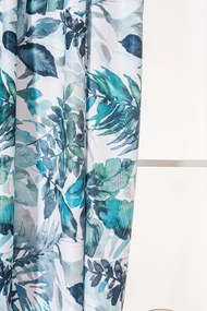 Designerska zasłona CORTINA 140x270 cm, wzorzysta Zawieszanie: Taśma z wiązaniami