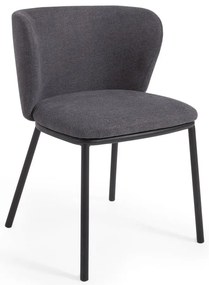 Ciemnoszare krzesło Ciselia – Kave Home