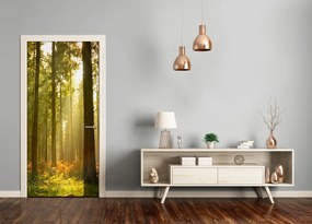 Naklejka fototapeta na drzwi Krajobrazy Piękny las