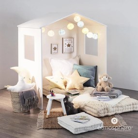 Taboret dla DZIECKA - stołek czteronożny, wysokość: 26 cm, Ø 24 cm