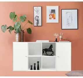 Biały modułowy system półek 136x69 cm Mistral Kubus – Hammel Furniture